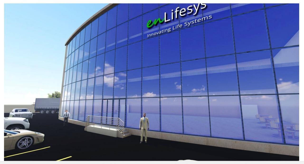 Rendering of the upcoming enLifeSys manufacturing facility at Bio360 Life Sciences Park